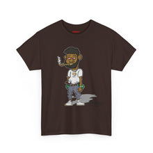 Streetwear Tee — Retro Cartoon Character with 'I Don’t Hate I Get Motivated' Back Print