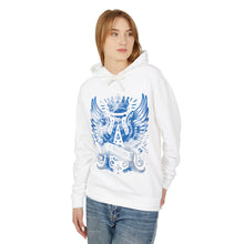 Royal Wings Unisex Lightweight Hooded Sweatshirt, Casual Apparel, Gift for Her, Hoodie, Artistic Design, Streetwear