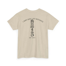 Streetwear Tee — Retro Cartoon Character with 'I Don’t Hate I Get Motivated' Back Print
