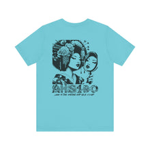Stylish Unisex Graphic Tee - AHSIRO with Wings and Geisha Art, Trendy Gift for Her, Casual Wear, Street Style, Unique Fashion