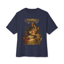 Boxy Tee — 'AHSIRO' Vintage Madonna Graphic Oversized T-Shirt