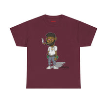 Streetwear Tee — Retro Cartoon Character with 'I Don’t Hate I Get Motivated' Back Print