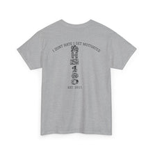 Streetwear Tee — Retro Cartoon Character with 'I Don’t Hate I Get Motivated' Back Print