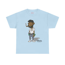 Streetwear Tee — Retro Cartoon Character with 'I Don’t Hate I Get Motivated' Back Print