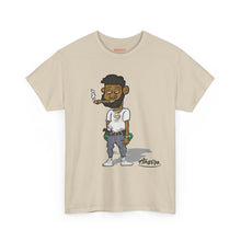 Streetwear Tee — Retro Cartoon Character with 'I Don’t Hate I Get Motivated' Back Print
