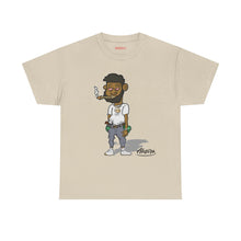 Streetwear Tee — Retro Cartoon Character with 'I Don’t Hate I Get Motivated' Back Print
