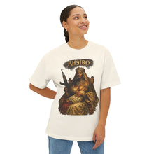 Boxy Tee — 'AHSIRO' Vintage Madonna Graphic Oversized T-Shirt