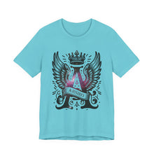 Stylish Unisex Graphic Tee - AHSIRO with Wings and Geisha Art, Trendy Gift for Her, Casual Wear, Street Style, Unique Fashion