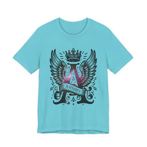 Stylish Unisex Graphic Tee - AHSIRO with Wings and Geisha Art, Trendy Gift for Her, Casual Wear, Street Style, Unique Fashion