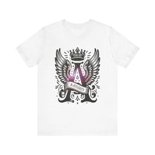 Stylish Unisex Graphic Tee - AHSIRO with Wings and Geisha Art, Trendy Gift for Her, Casual Wear, Street Style, Unique Fashion