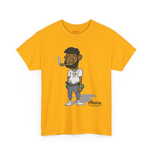 Streetwear Tee — Retro Cartoon Character with 'I Don’t Hate I Get Motivated' Back Print