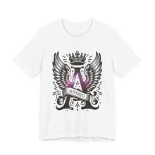Stylish Unisex Graphic Tee - AHSIRO with Wings and Geisha Art, Trendy Gift for Her, Casual Wear, Street Style, Unique Fashion