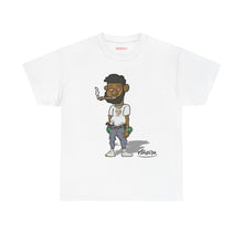 Streetwear Tee — Retro Cartoon Character with 'I Don’t Hate I Get Motivated' Back Print