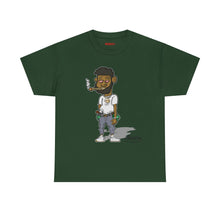 Streetwear Tee — Retro Cartoon Character with 'I Don’t Hate I Get Motivated' Back Print