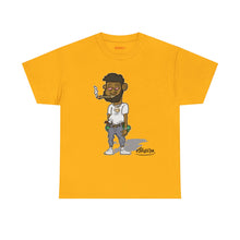 Streetwear Tee — Retro Cartoon Character with 'I Don’t Hate I Get Motivated' Back Print