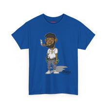 Streetwear Tee — Retro Cartoon Character with 'I Don’t Hate I Get Motivated' Back Print