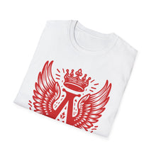 Vintage-Inspired Graphic T-Shirt, Unisex Softstyle Tee, Winged A Design, Casual Wear, Gift for Men & Women, Birthday & Nature Lovers