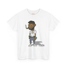 Streetwear Tee — Retro Cartoon Character with 'I Don’t Hate I Get Motivated' Back Print