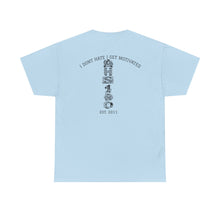 Streetwear Tee — Retro Cartoon Character with 'I Don’t Hate I Get Motivated' Back Print