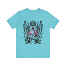 Stylish Unisex Graphic Tee - AHSIRO with Wings and Geisha Art, Trendy Gift for Her, Casual Wear, Street Style, Unique Fashion