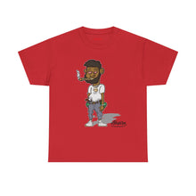 Streetwear Tee — Retro Cartoon Character with 'I Don’t Hate I Get Motivated' Back Print