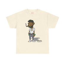 Streetwear Tee — Retro Cartoon Character with 'I Don’t Hate I Get Motivated' Back Print